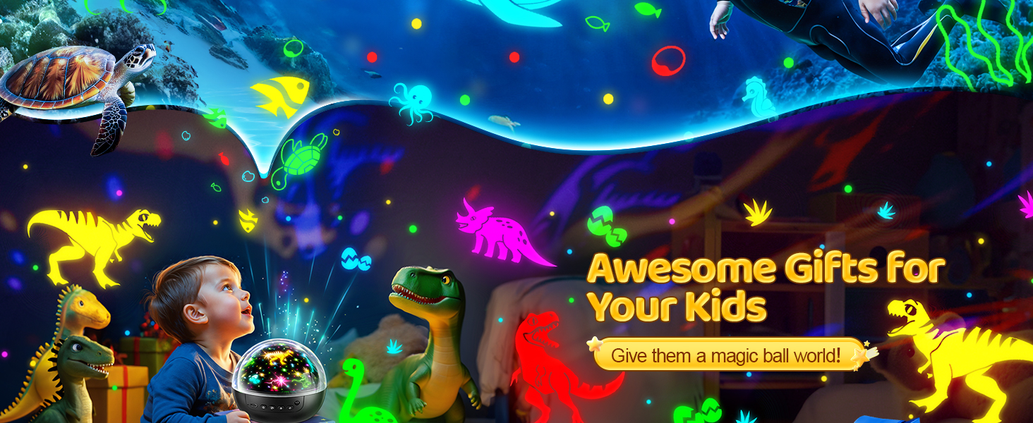 dinosaur night light for kids night light projector for kids room dinosaur toys for kids 3-5