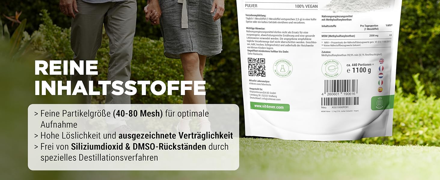 Reines MSM Pulver