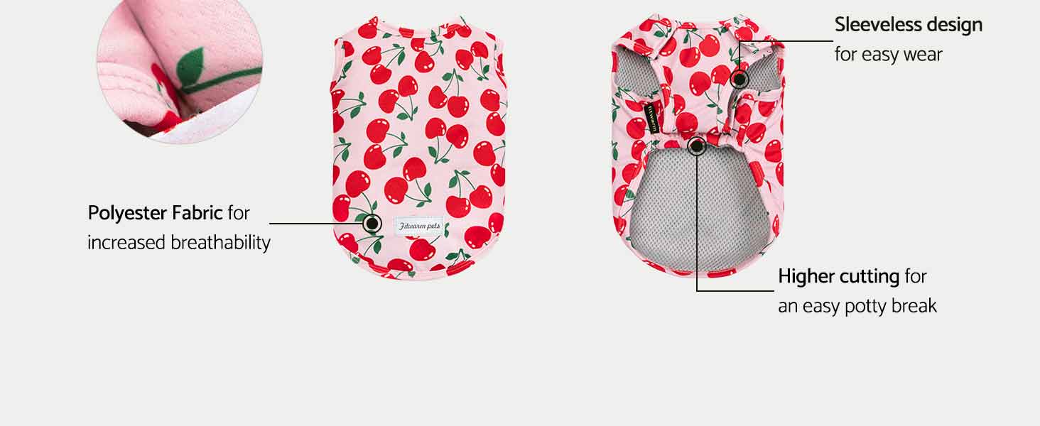Cherry Dog Cooling Vest