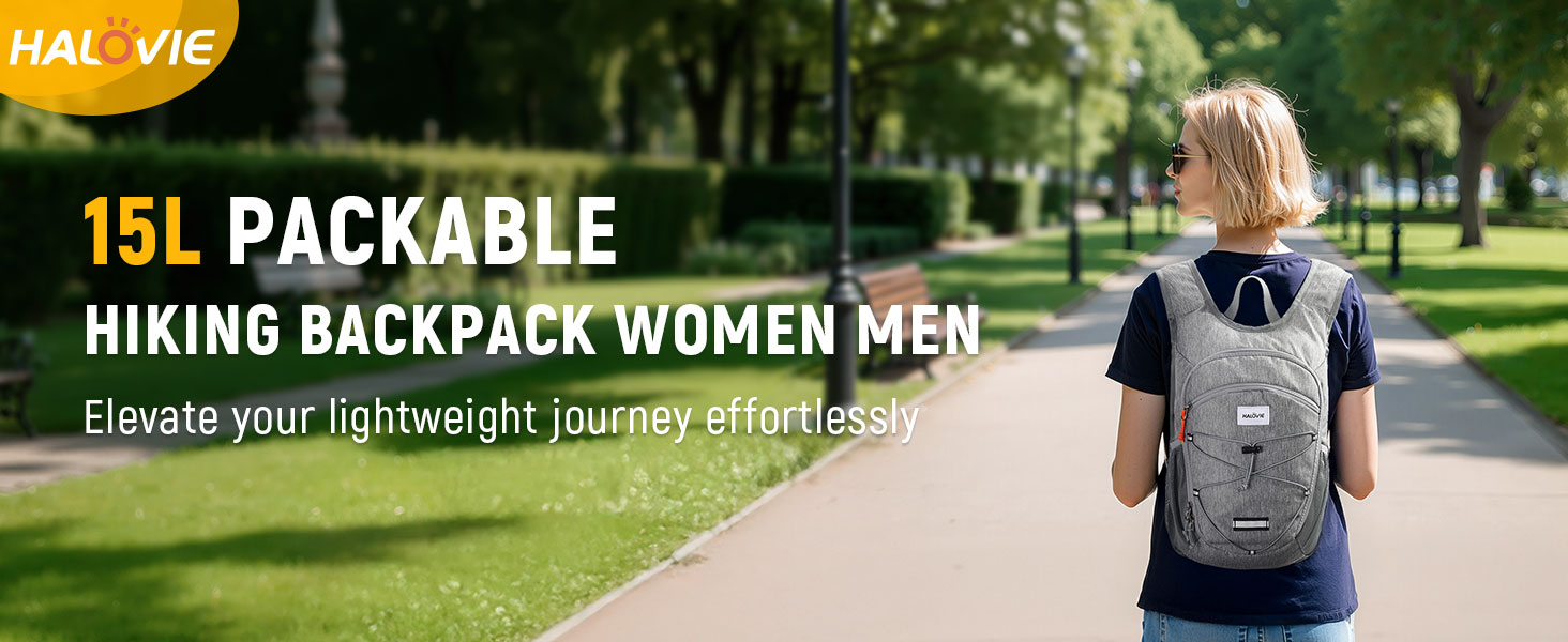 HALOVIE 15L PACKABLE BACKPACK