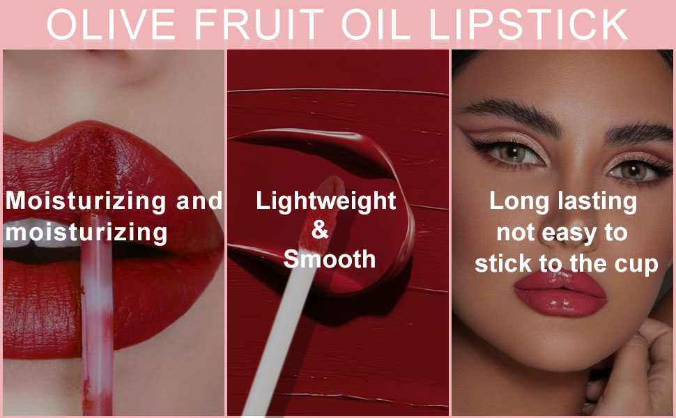 8Pcs Liquid Shine Matte Lipstick Set Lip Stick Stain Gloss Packs Matte 3