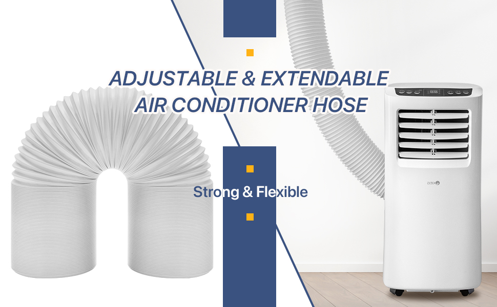 Amazon.com: 80" Portable AC Hose 5.9" (15cm) Diameter, Portable Air - Extra Long Portable Air Conditioner Hose