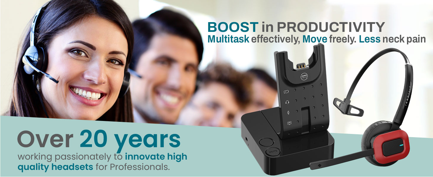 INNOTALK Poly wireless headset