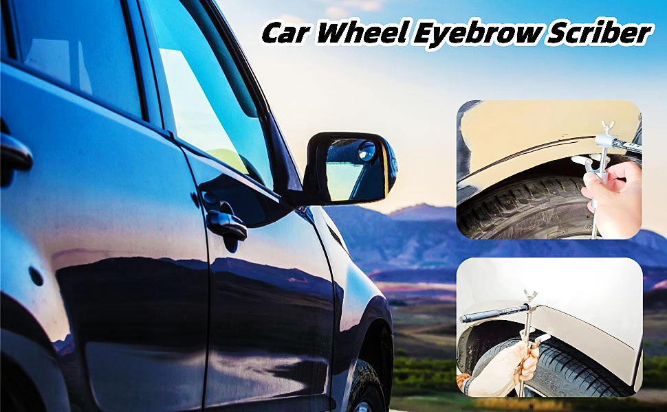 Car Wheel Eyebrow Scriber, Auto Body Line Marker Tool