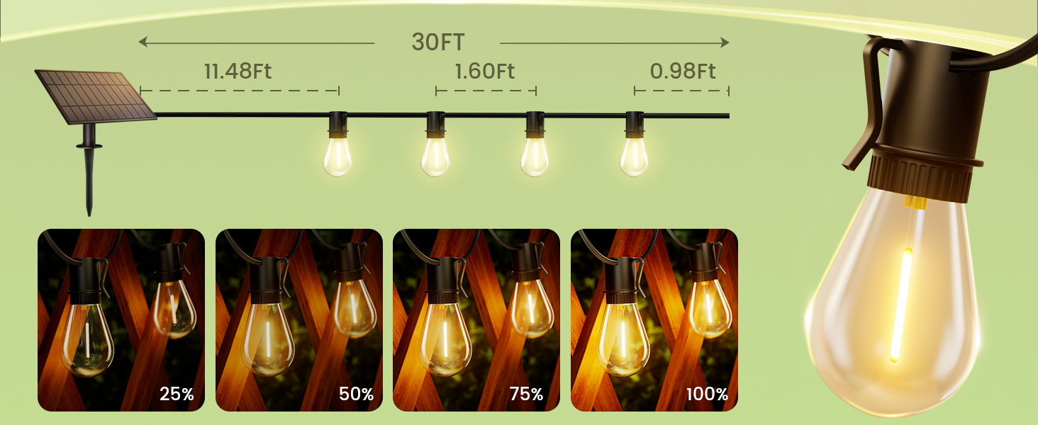 solar string lights outdoor