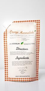 Orange Marmalade Flaxseed and Aloe Curl Definer