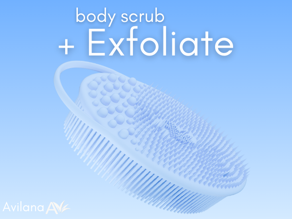 mens shower scrubber brush for men silicone bath scrubber antimicrobial body scrubber