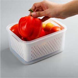 fresh savers spinach produce watermelon fruits and veggie vegetable grape strainer with lid saver