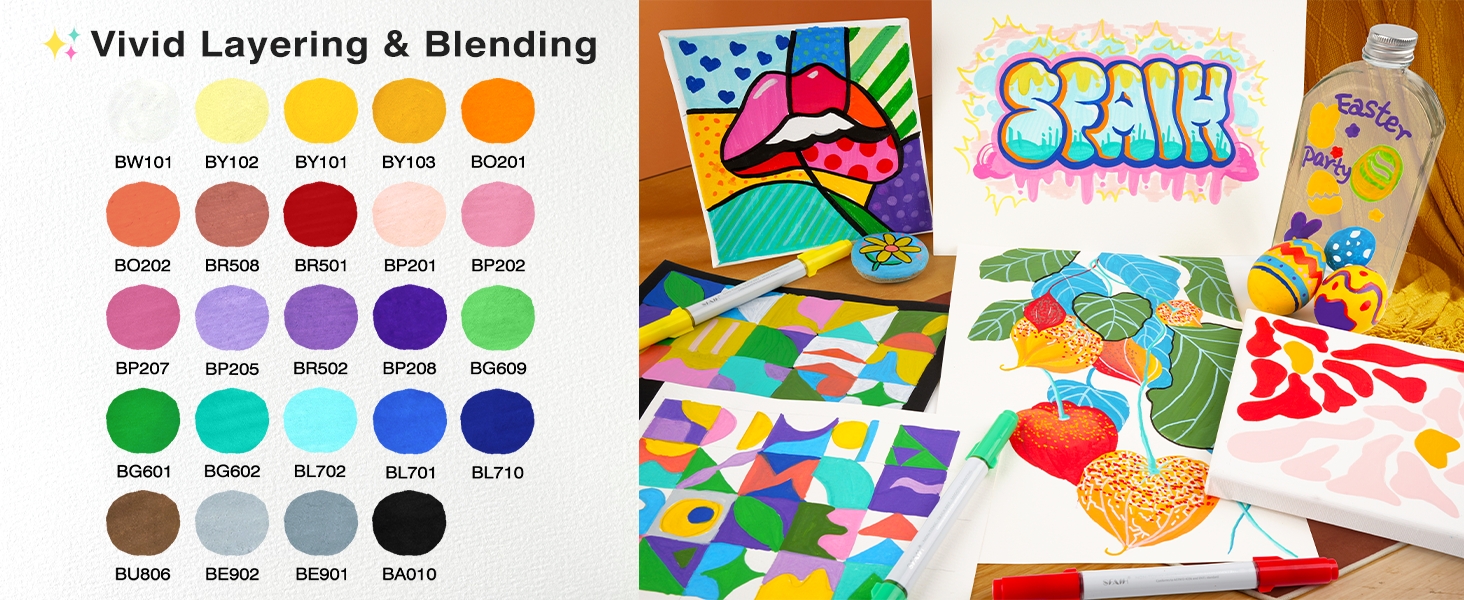 SFAIH Acrylic Paint Markers