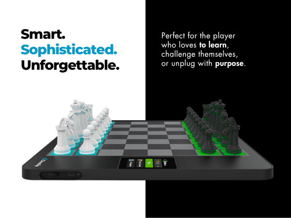 ChessUp 2 Smart chessboard with built in screen 