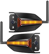 AUTO-VOX RV Backup Camera Wireless System: Left/Right Side Cameras, Adjustable Angle with IR Nigh...