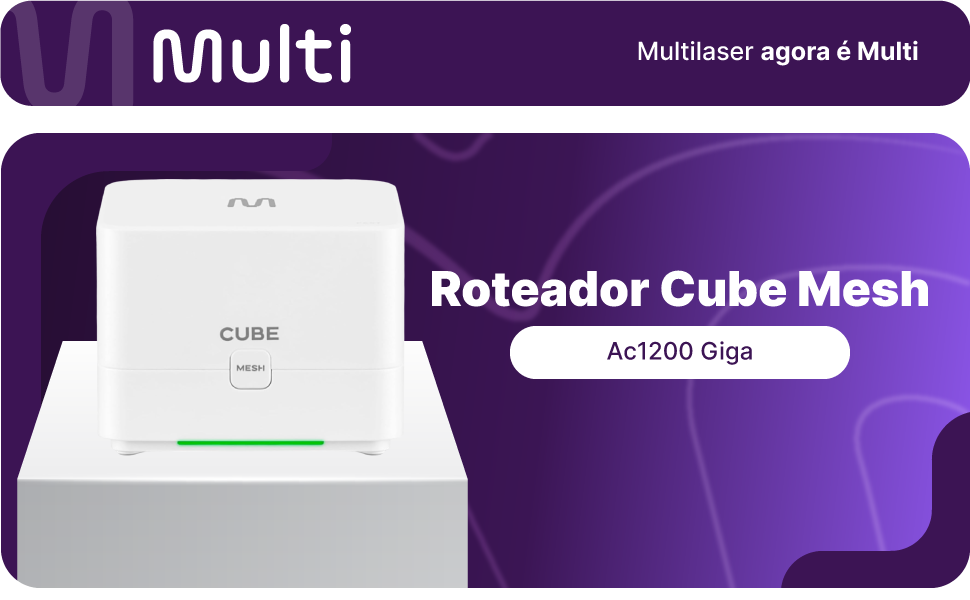 Roteador Cube Mesh Ac1200 Giga - RE166