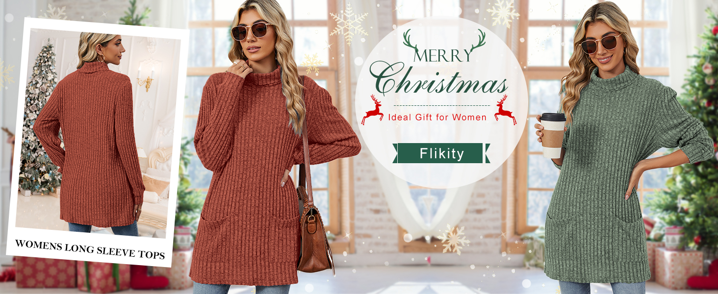 turtle neck tops for women