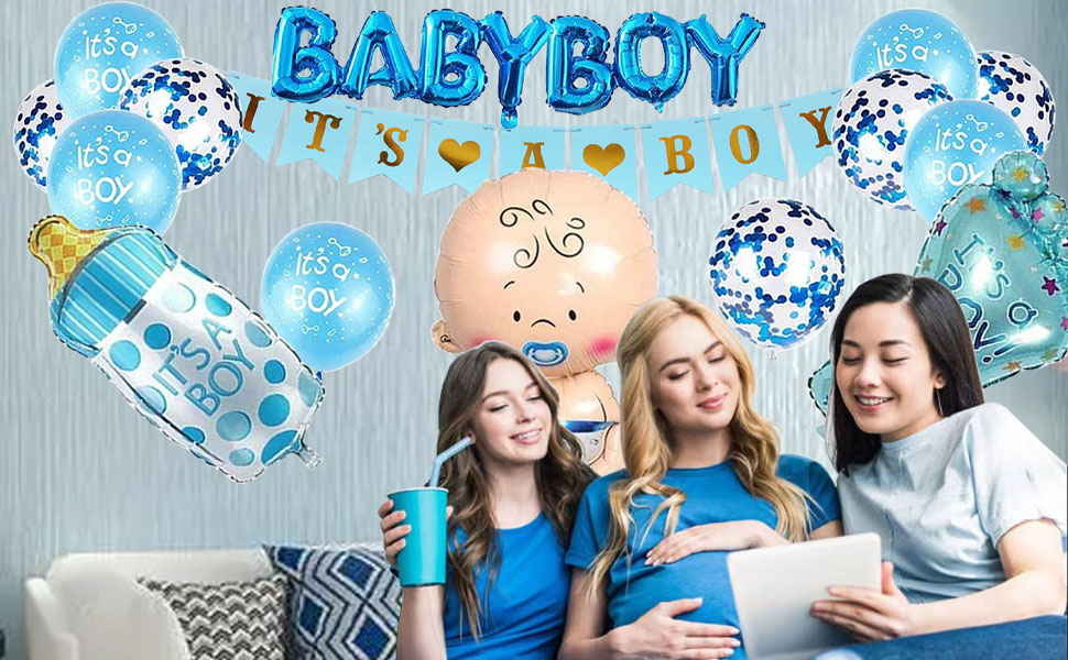 Baby Shower Decorations for Boy，Its a Boy Decorations for Baby Shower