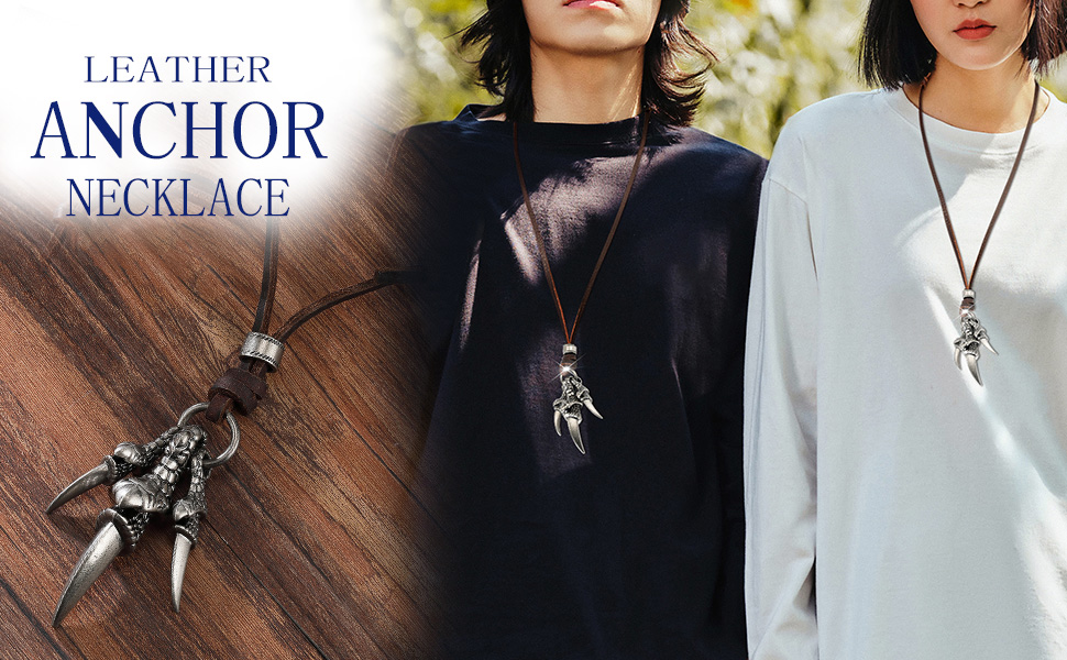 Amazon | [Richapex] ウルフクローネックレス メンズ 男女兼用