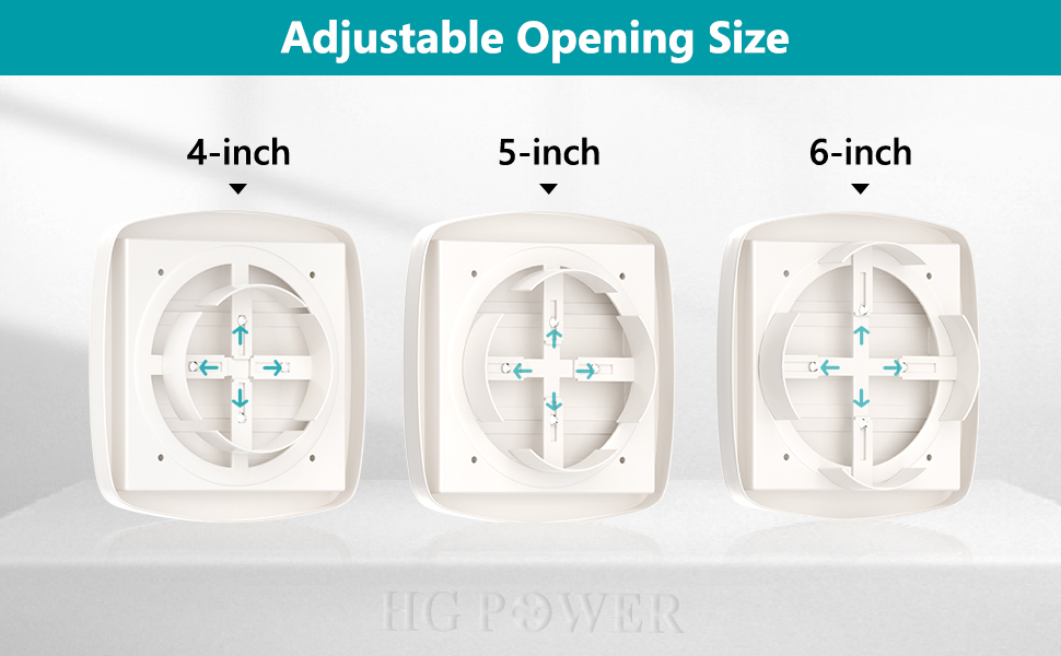 Dryer Vent Covers, 2Pack Adjustable 4" to 5" to 6" Outdoor