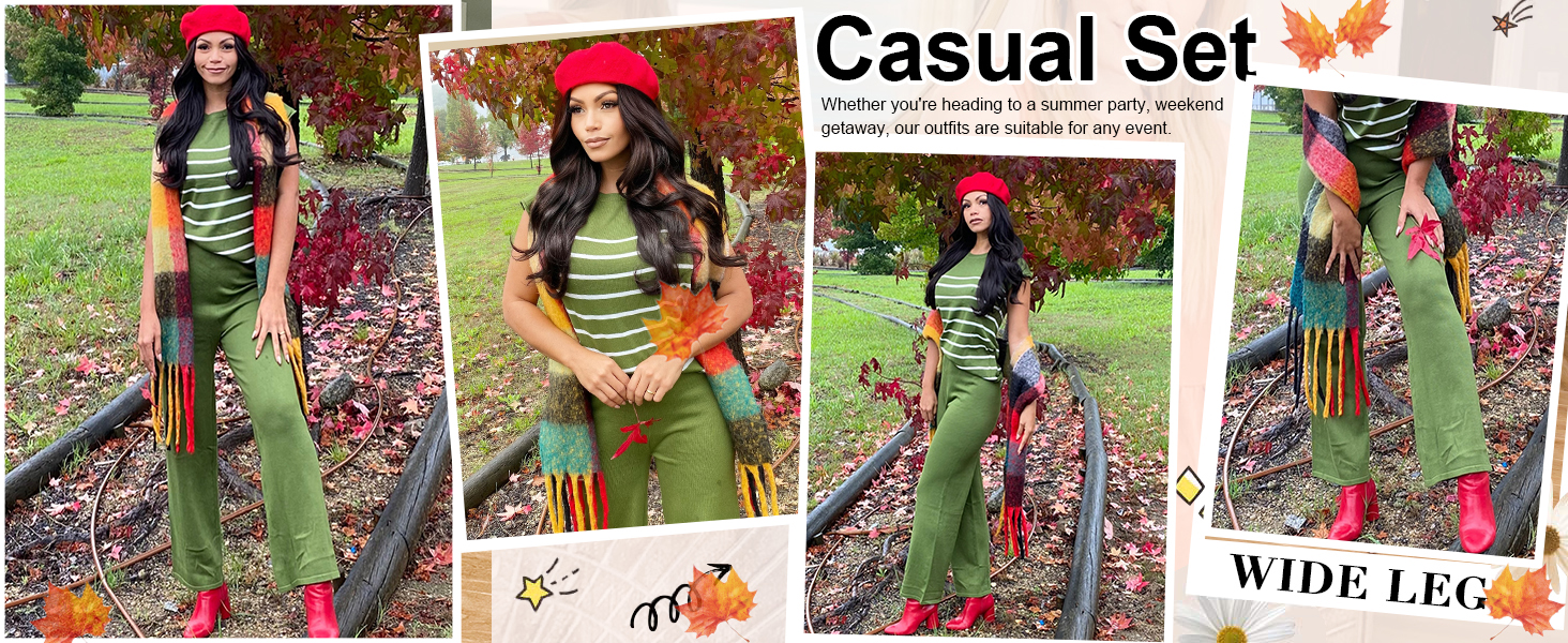 Two Piece Knit Lounge Set