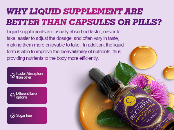 why liquid supplement are better than capsules or pills?