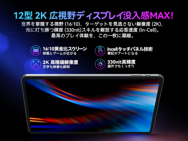 Amazon.co.jp: 【豪華セット版】タブレット12インチ-Android 15
