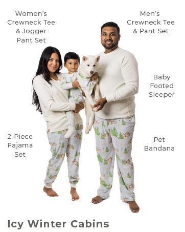 Module 1_Family Jammies_Icy Winter Cabins_362px x 453px min_Family Set