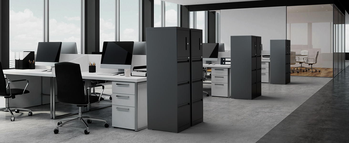 4 Drawer File Cabinet