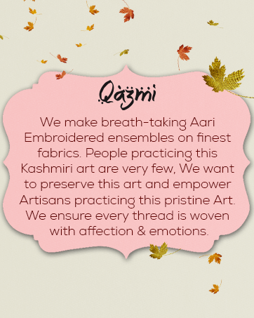 kurti qazmi women embroidery kashmiri chikankari