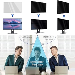 Computer Privacy Screen Filter 22 Inches for Widescreen Computer Monitor
