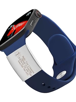 medical id tag for watch band