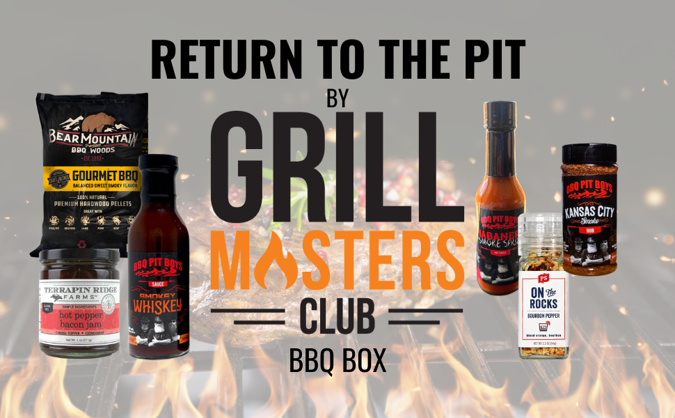 Grill Masters Club Return To The Pit BBQ Box Spices, Woods