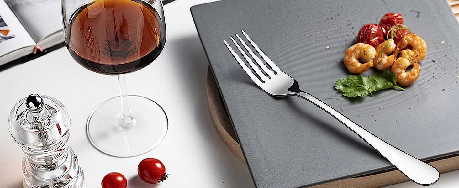 Cutlery Sets, 20 Piece Stainless Steel Flatware for 4 People