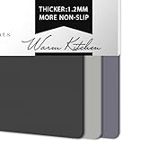 Plastic Cutting Boards for Kitchen, WK Flexible Cutting Board Set of 6, Non Slip Cutting Mats wit...