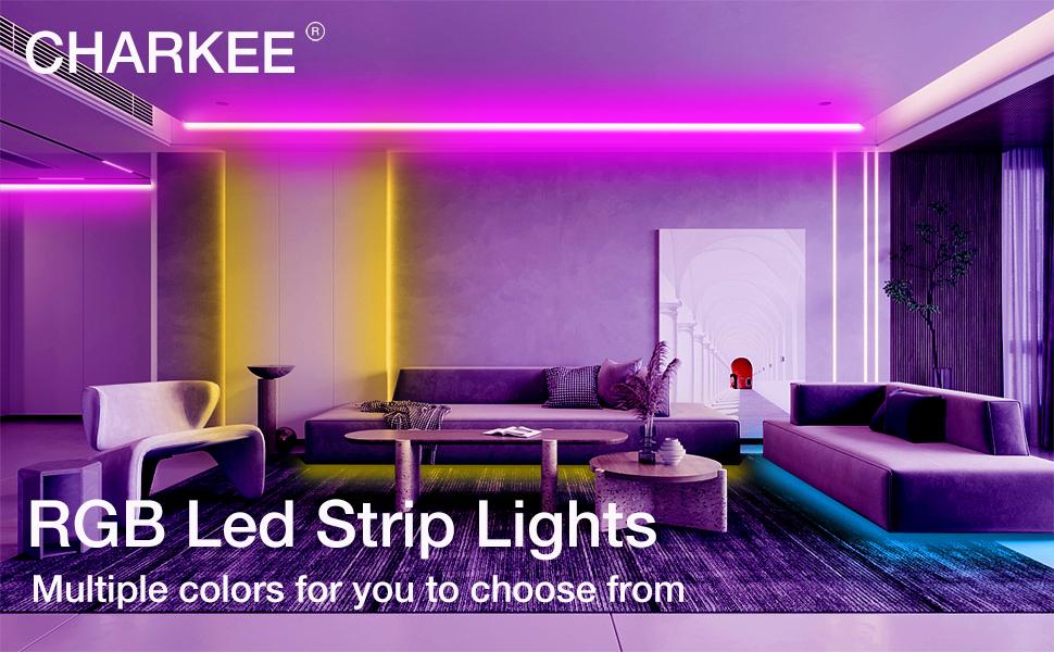 130 ft LED Strip Lights , CHARKEE Bluetooth LED Lights for
