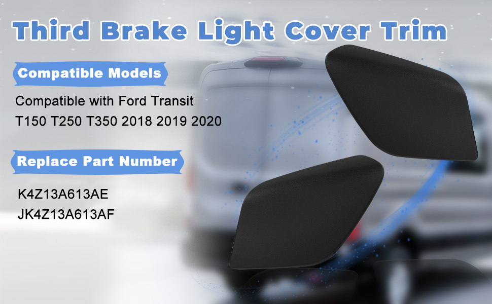 LHCDQSKCW Pair Third Brake Light Cover Replacement for Ford