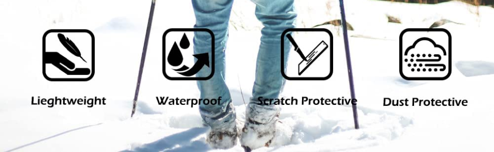 (Pack of 2) Bag Cover Waterproof Combo 25L to 35L Rain Cover for Schoolbag | Laptop Bag | Backpack Bags, Rubberized Material Black (BPBLACK-30LTO40L(2) 112 SPN-E2FA