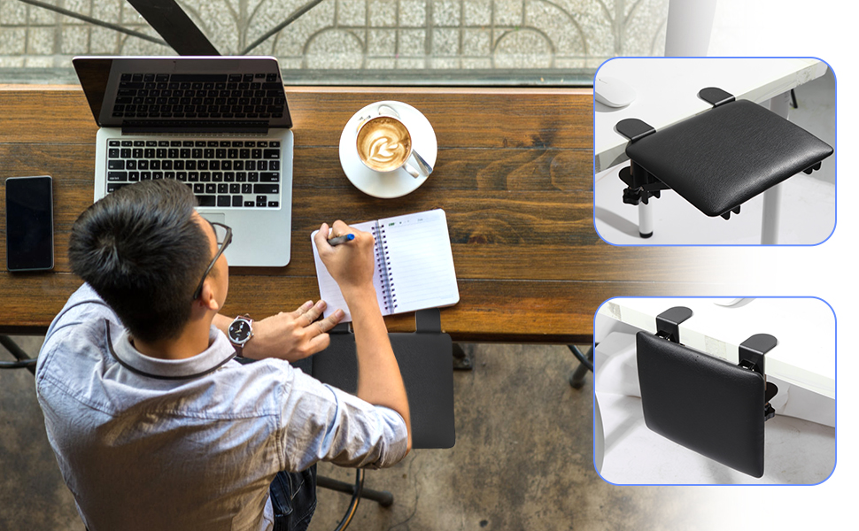 Desk Extender, Eulps Ergonomic Arm Rest for Desk, Foldable Arm Support