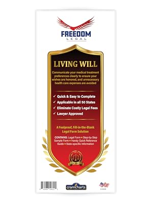 CramCharts Freedom Living WIll Legal Forms
