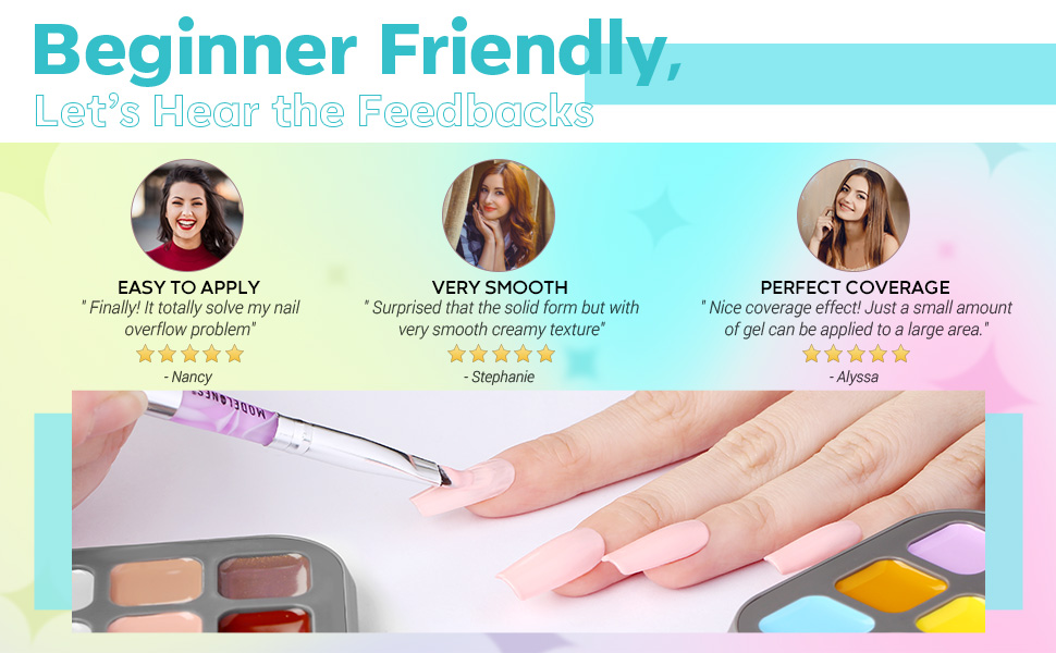 solid cream gel nail polish