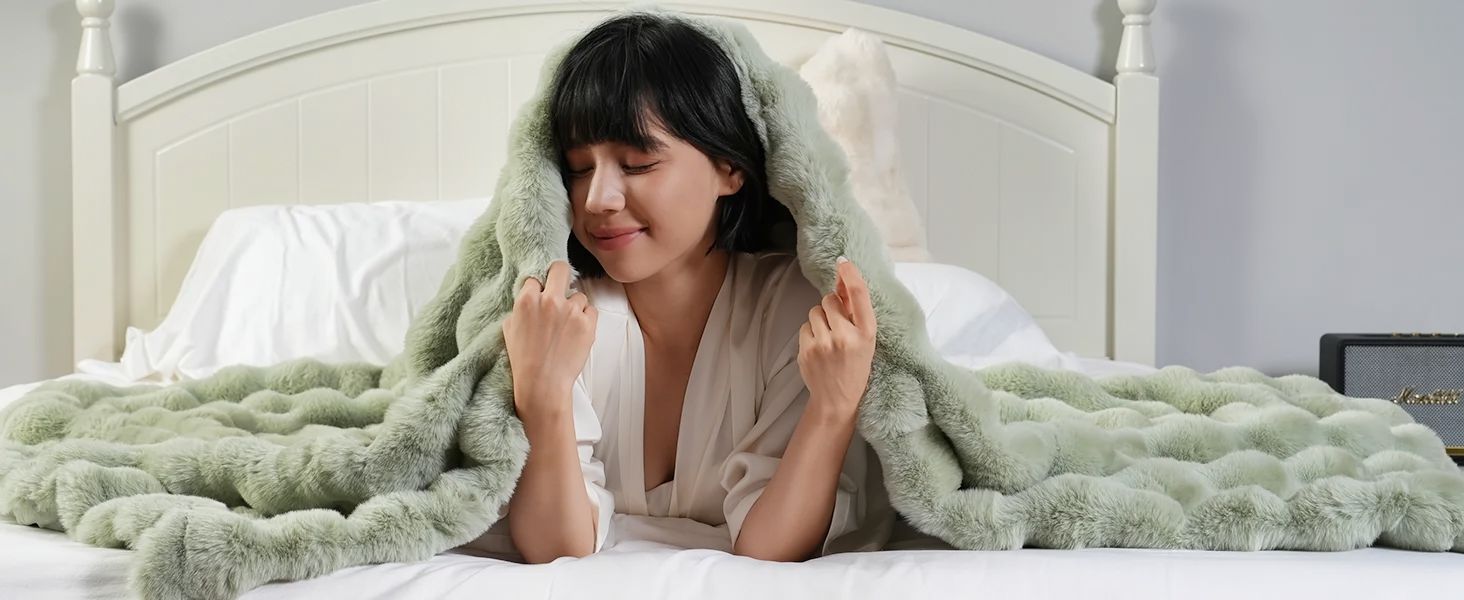 Cozy Plush Reversible Blankets for Couch, Chair, Sofa