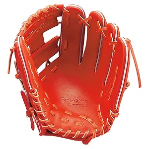 最終値下げ ZETT PROSTATUS 軟式内野用グローブ 赤系オレンジ 最終値下げ ZETT PROSTATUS 軟式内野用グローブ 赤系オレンジ