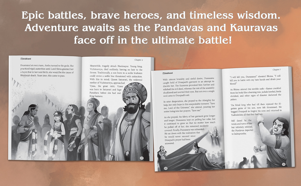 Mahabharata - Illustrated Book For Children