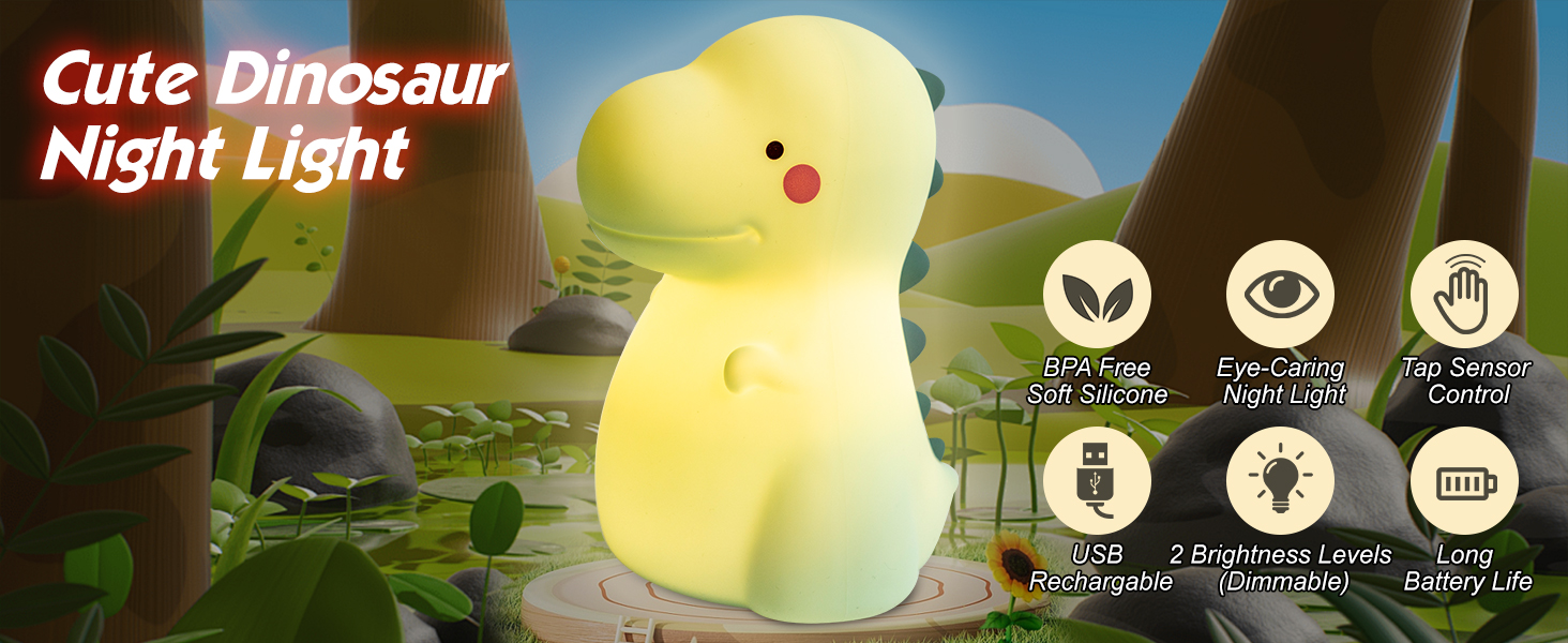 Cute Silicone Night Light