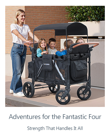 Cochildor Premium 4-Seater Wagon Stroller