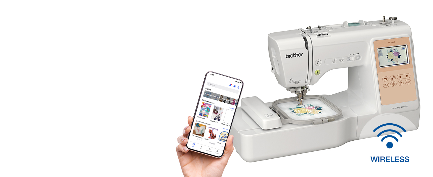Brother LB5500 Combo Sewing & Embroidery Machine