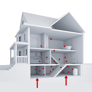 RadonTec RadonEye Radon im Haus Gefahr zu Hause Radonmessung schnelle Messung