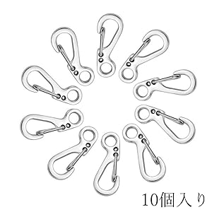 Weekend sequel 新作 カラビナ 小2つセット Amazon | XSAJU カラビナ 小型 10個セット ミニカラビナ 亜鉛