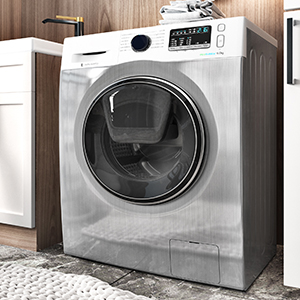 Brushed silver wallpaper