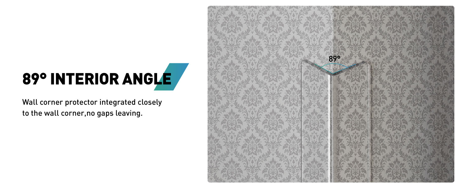 FCSOTSPS Wall Corner Protector, 2 PCS * 59 Inch Corner