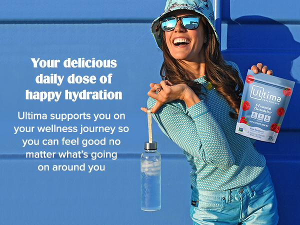 Get your delicious daily dose of happy hydration with Ultima
