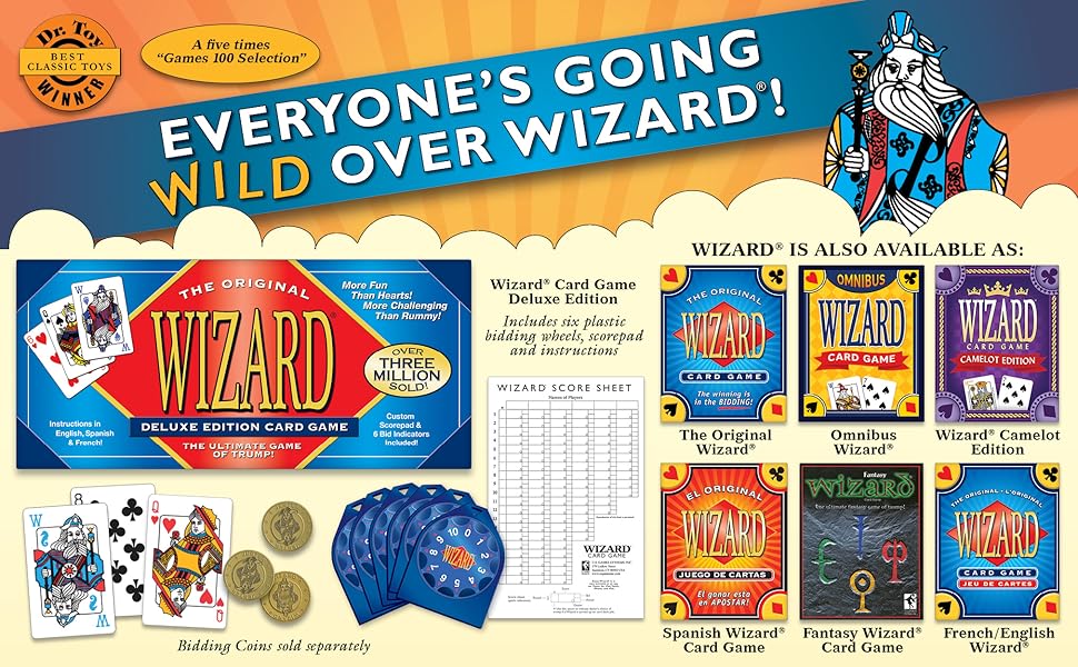US Games Wizard Card Game Deluxe Amazon.ca Toys & Games