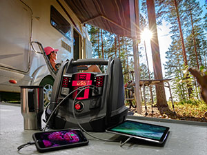 Schumacher SPR1631 5-in-1 Portable Power Station and 1200 Peak Amp 12-Volt Jump Starter